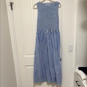 Hill House Blue and White Maxi Dress